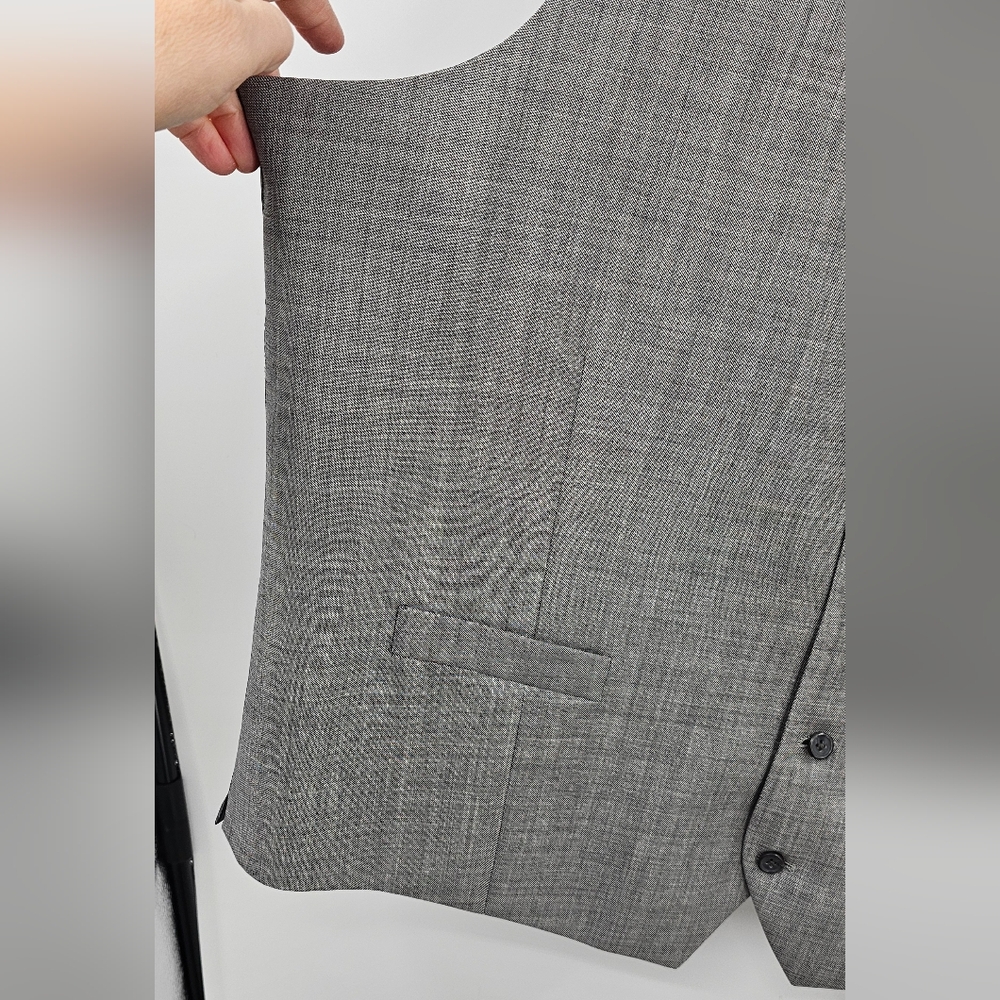 Egara Charcoal Men's Vest - Picture 7 of 11
